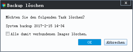 Backup löschen