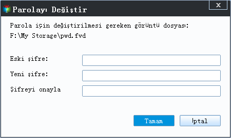 Parolayı Değiştir