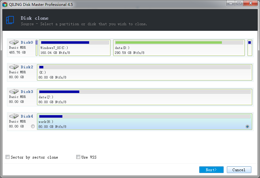 Disk clone