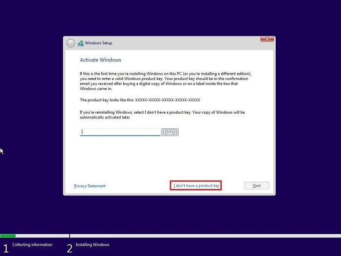 clean install windows 11 step 2