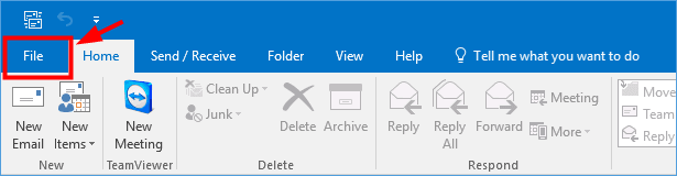 Update Outlook 2016.