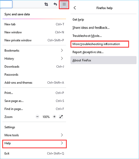 more troubleshooting information