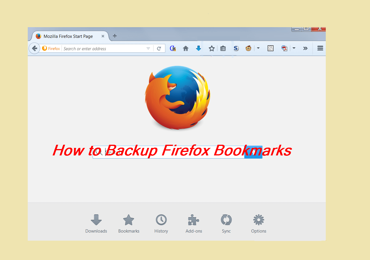 backup firefox bookmarks