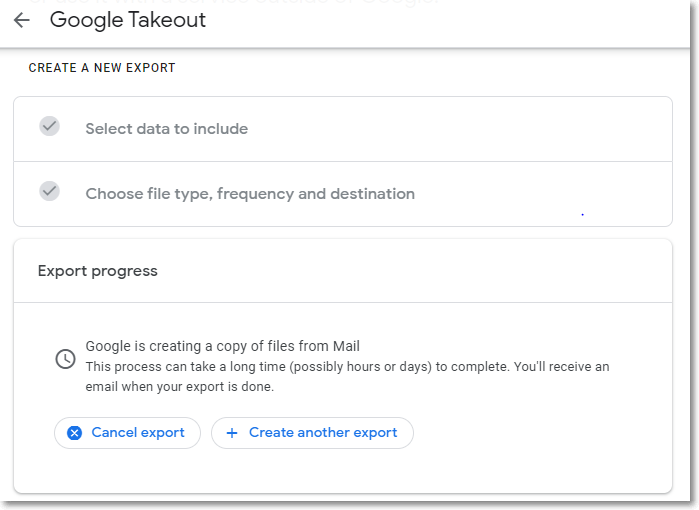 google takeout