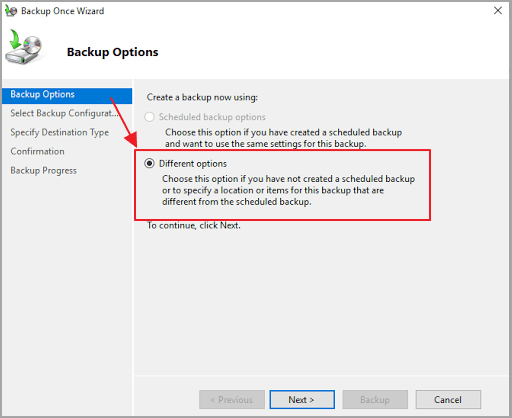 system state backup 1