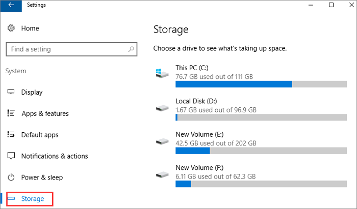 empty recycle bin in settings step 2