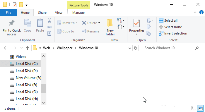 Check wallpaper at local drive.