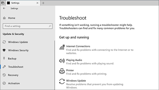 windows update troubleshooter