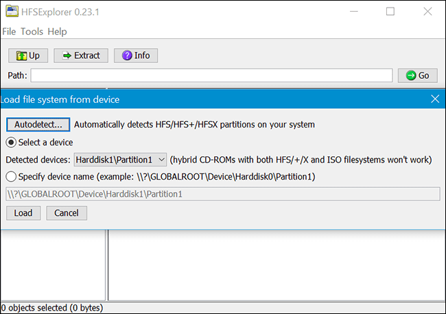 read mac formatted hard drive on Windows with HFSExplorer